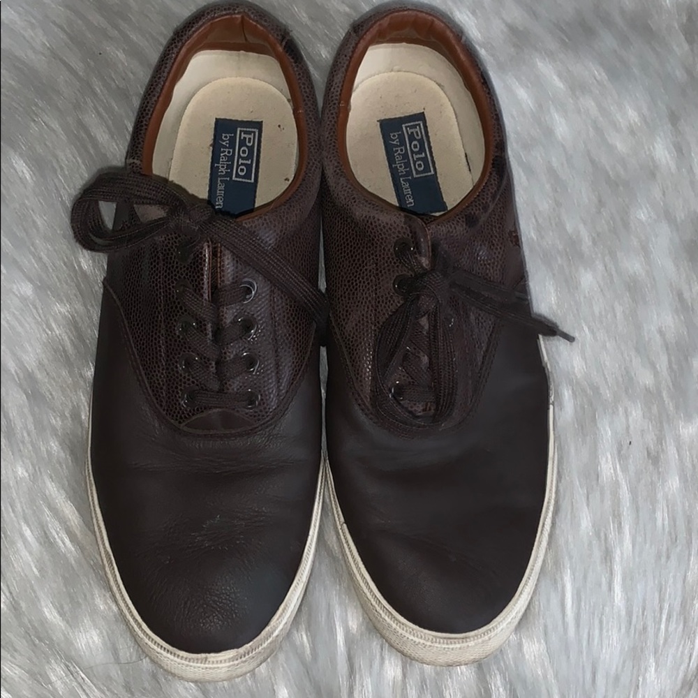 Polo by Ralph Lauren Men's Brown Sneakers